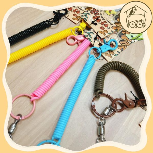 防逃脫不鏽鋼外出繩｜不鏽鋼材質超堅固！小型、中型、大型鸚鵡適用【鸚鵡小木屋】 