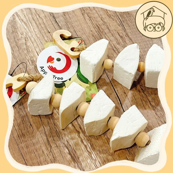 台灣手作蘋果樹系列｜海洋的滋味墨魚骨串【鸚鵡小木屋】 