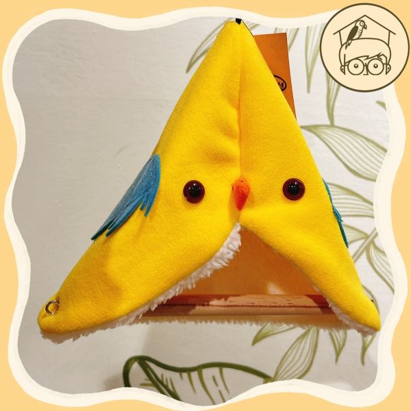 鳥鳥造型預防便便三角窩【鸚鵡小木屋】 