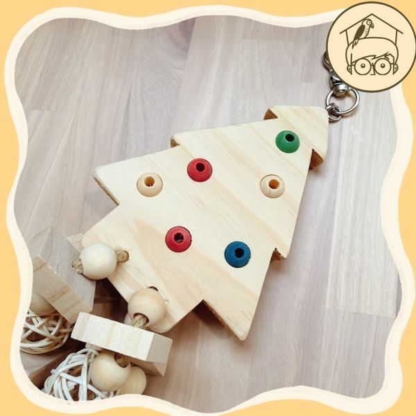 台灣手作蘋果樹系列｜豐富有趣的聖誕樹【鸚鵡小木屋】 