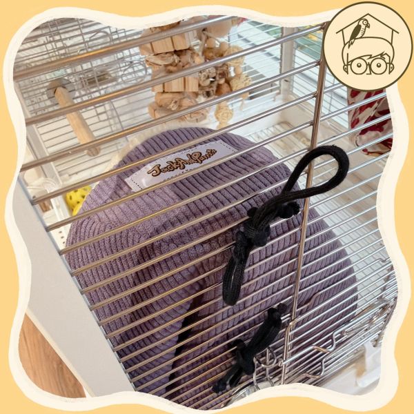 台灣手作｜高品質｜燈芯絨溫馨角落毯毯【鸚鵡小木屋】 