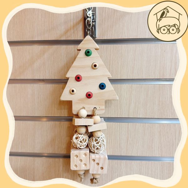 台灣手作蘋果樹系列｜豐富有趣的聖誕樹【鸚鵡小木屋】 