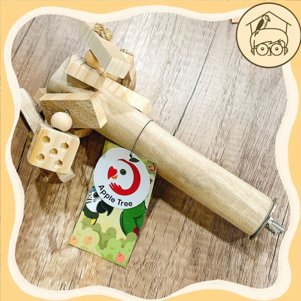台灣手作蘋果樹系列｜啃咬串串棲木小型～大型【鸚鵡小木屋】 