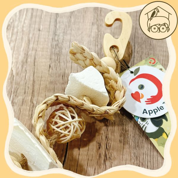 台灣手作蘋果樹系列｜海陸串燒海洋味【鸚鵡小木屋】 