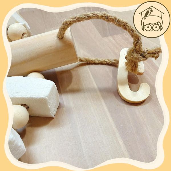 台灣手作｜墨魚骨串串【鸚鵡小木屋】 