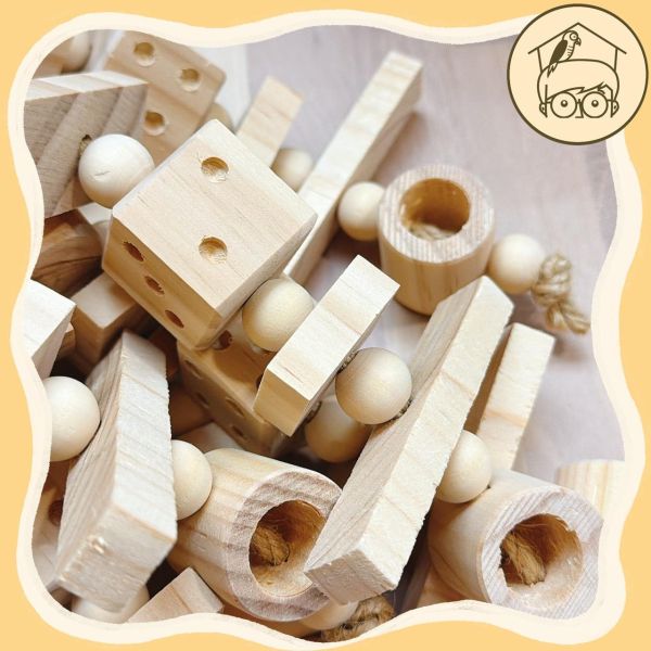 台灣手作｜蘋果樹系列｜串串大豐收【鸚鵡小木屋】 