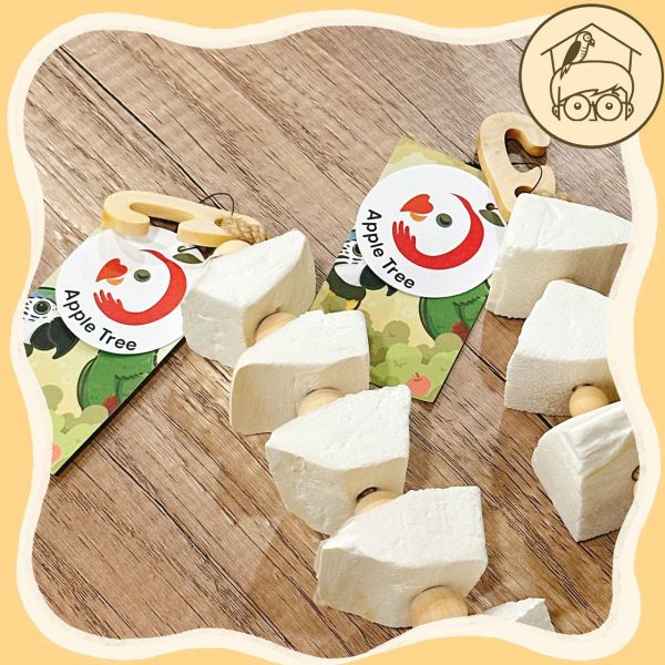 台灣手作蘋果樹系列｜海洋的滋味墨魚骨串【鸚鵡小木屋】 