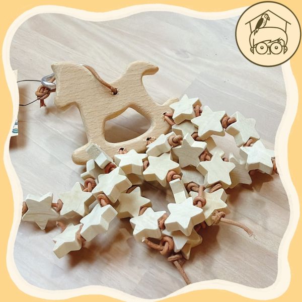 鸚鵡啃咬玩具｜五芒星的祝福【鸚鵡小木屋】 