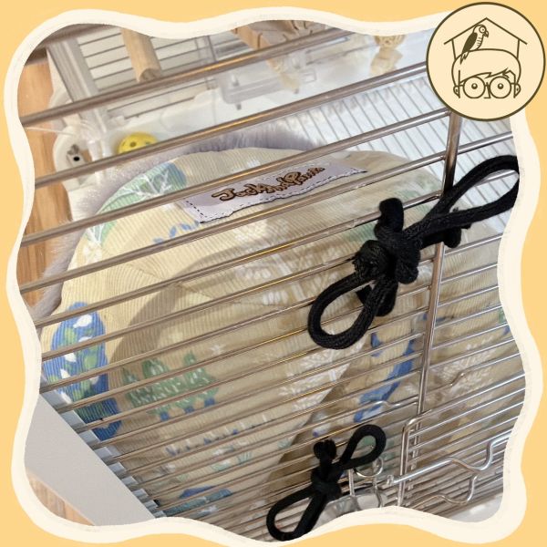 台灣手作｜韓國布｜冷颼颼籠內必備不占空間保暖角落毯【鸚鵡小木屋】 