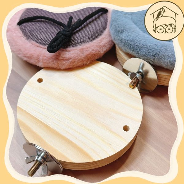 軟呼呼暖腳腳夾心餅乾小跳台【鸚鵡小木屋】 