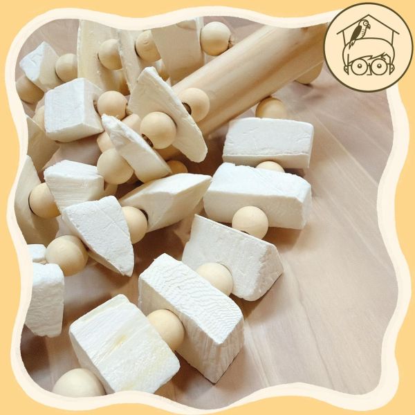 台灣手作｜墨魚骨串串【鸚鵡小木屋】 