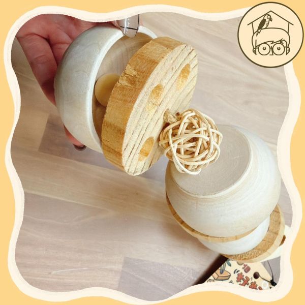 有趣好玩的藏食玩具｜台灣手作【鸚鵡小木屋】 