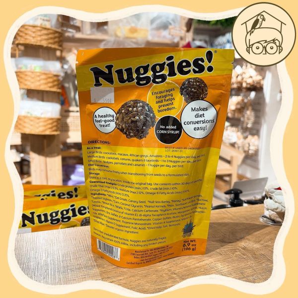 哈里森Nuggies! 天然零食球【鸚鵡小木屋】 