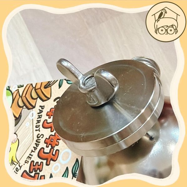 鎖式鈴鈴不銹鋼玩具串【鸚鵡小木屋】 