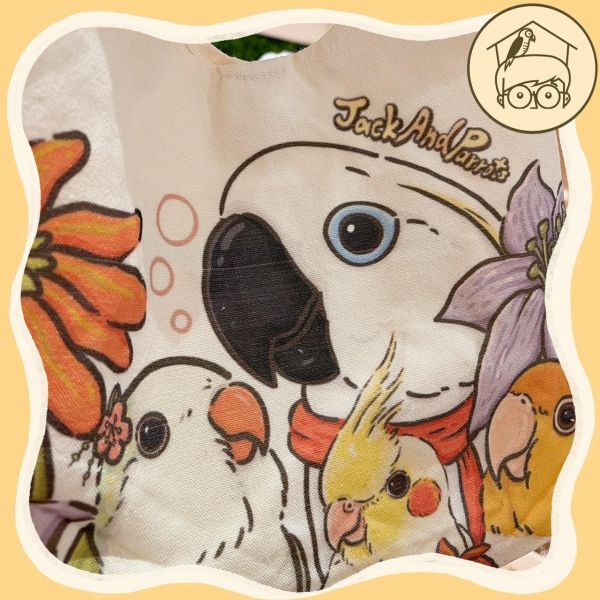 擁有一個溫暖的家｜帆布提袋【鸚鵡小木屋】 