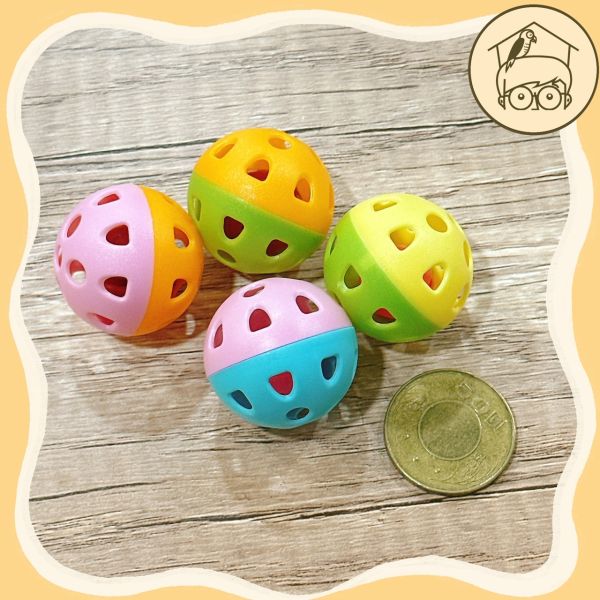 小鈴鐺的幸福！四入台製鈴鐺球｜鸚鵡小木屋 