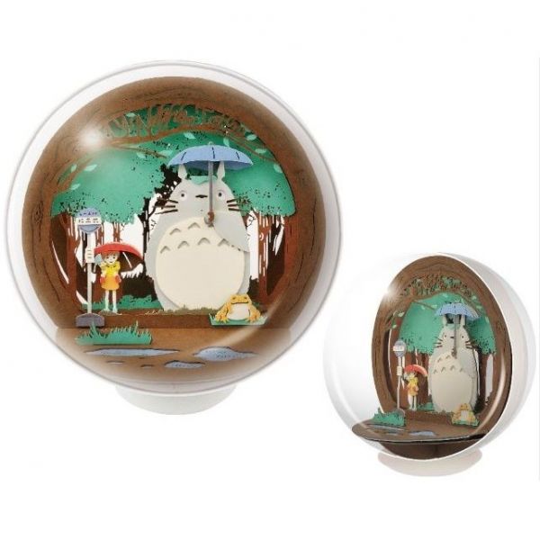 宮崎駿 龍貓 DIY球型立體紙劇場 -巴士站等待 台南好玩.日本商品.日本正版.日本代購.日本雜貨.龍貓娃娃.宮崎駿周邊商品.魔女宅急便.神隱少女.無臉男.霍爾移動城堡.波妞.史努比.角落生物.拼圖.Peko牛奶妹.迪士尼
