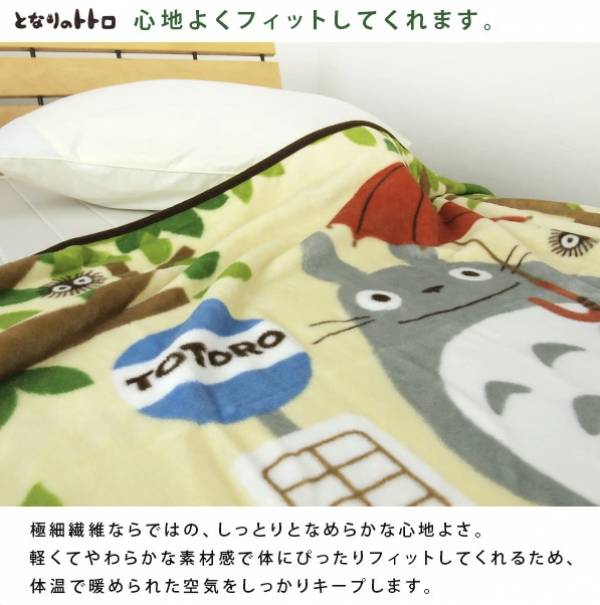 宮崎駿 龍貓小蓋毯 