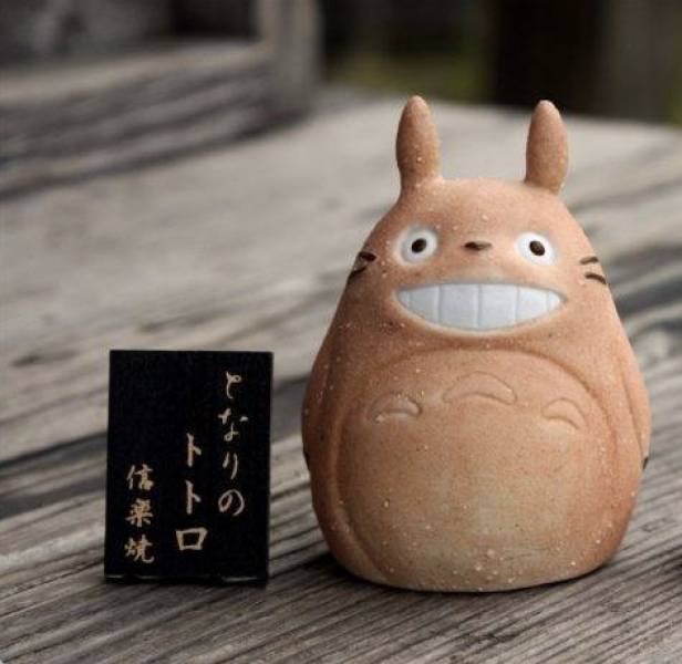 『日本製』宮崎駿 龍貓 信樂燒手工窯燒 夜燈擺飾 台南好玩.日本商品.日本正版.日本代購.日本雜貨.龍貓娃娃.宮崎駿周邊商品.魔女宅急便.神隱少女.無臉男.霍爾移動城堡.波妞.史努比.角落生物.拼圖.Peko牛奶妹.迪士尼