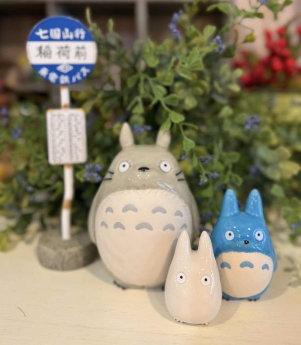 宮崎駿 龍貓 小龍貓/小白龍貓 陶瓷製公仔擺飾