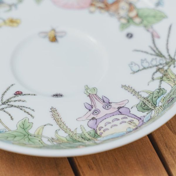 宮崎駿 日本製』Noritake 龍貓 骨瓷奶茶/咖啡杯盤組-4J 
