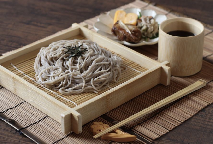 『日本製』雅竹 白竹製 蕎麥麵專用 盛盤 