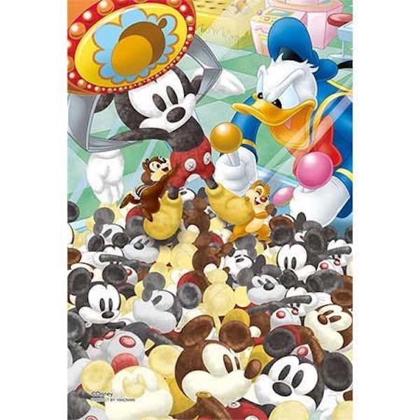『日本製』迪士尼 米奇/唐老鴨  70pcs 透明壓克力彩繪拼圖 台南好玩.日本商品.日本正版.日本代購.日本雜貨.龍貓娃娃.宮崎駿周邊商品.魔女宅急便.神隱少女.無臉男.霍爾移動城堡.波妞.史努比.角落生物.拼圖.Peko牛奶妹.迪士尼