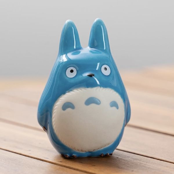 宮崎駿 龍貓 中龍貓/藍龍貓 陶瓷製公仔擺飾