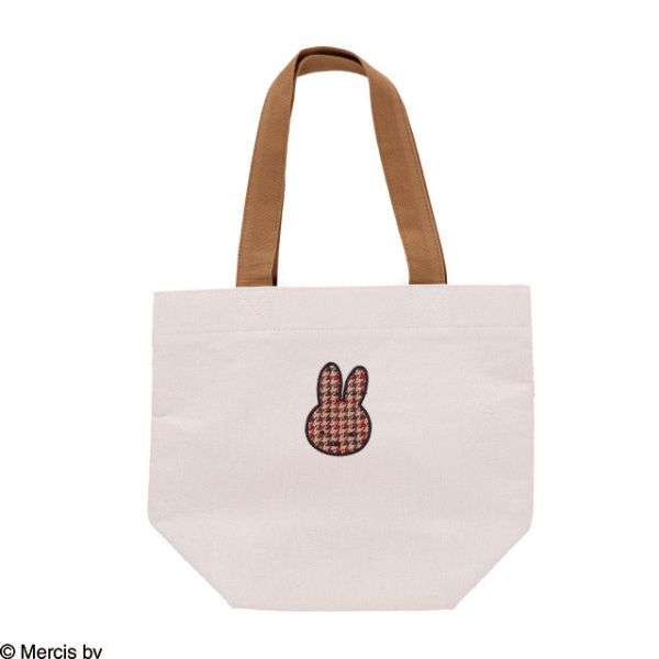 Miffy 米菲兔 經典格紋 手提包 