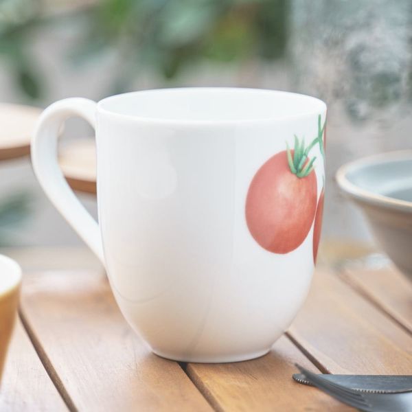 宮崎駿 Noritake 龍貓 蔬果系列馬克杯～番茄 台南好玩.日本商品.日本正版.日本代購.日本雜貨.龍貓娃娃.宮崎駿周邊商品.魔女宅急便.神隱少女.無臉男.霍爾移動城堡.波妞.史努比.角落生物.拼圖.Peko牛奶妹.迪士尼