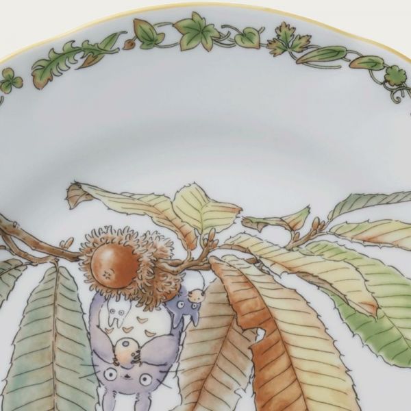 宮崎駿 龍貓 Noritake花邊系列骨瓷餐盤 -27.5cm 