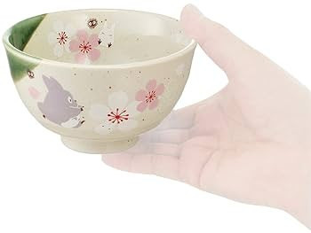 『日本製』龍貓 美濃燒小丼飯碗-和風櫻花