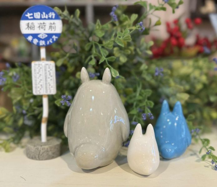 宮崎駿 龍貓 大龍貓/灰龍貓 陶瓷製公仔擺飾 龍貓公仔