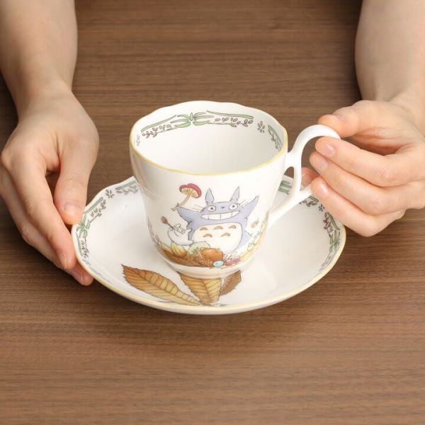 宮崎駿 Noritake 龍貓骨瓷咖啡杯盤組~ 台南好玩.日本商品.日本正版.日本代購.日本雜貨.龍貓娃娃.宮崎駿周邊商品.魔女宅急便.神隱少女.無臉男.霍爾移動城堡.波妞.史努比.角落生物.拼圖.Peko牛奶妹.迪士尼