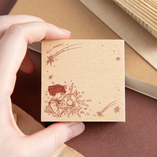 宮崎駿 霍爾移動城堡  橡皮印章～邂逅 