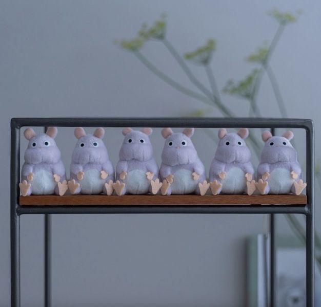 宮崎駿 千與千尋/神隱少女 小少爺變身紫老鼠/大寶寶 鑰匙圈/吊飾 