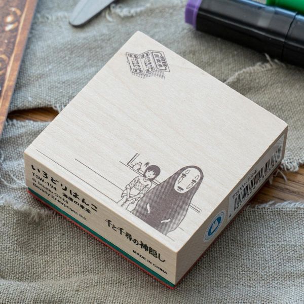 宮崎駿 神隱少女 千と千尋の神隠し 橡皮印章～海原的車窗　 