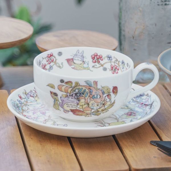 宮崎駿 日本製』Noritake 龍貓 骨瓷奶茶/咖啡杯盤組-6J 台南好玩.日本商品.日本正版.日本代購.日本雜貨.龍貓娃娃.宮崎駿周邊商品.魔女宅急便.神隱少女.無臉男.霍爾移動城堡.波妞.史努比.角落生物.拼圖.Peko牛奶妹.迪士尼