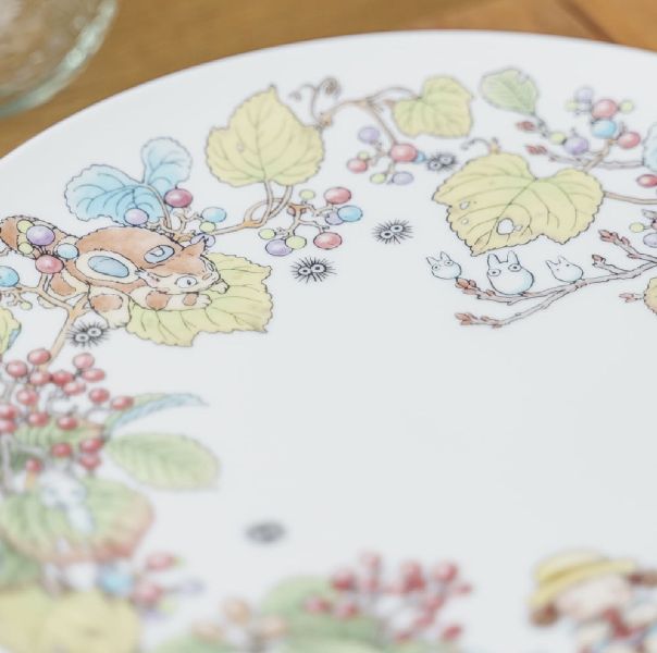 宮崎駿 日本製』Noritake 龍貓 骨瓷磁盤23cm-5J