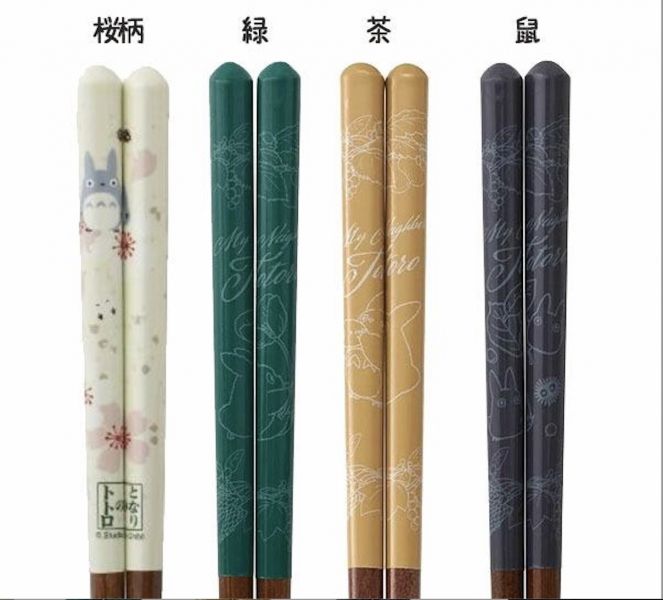 宮崎駿 龍貓 實木筷子-炭灰藍 