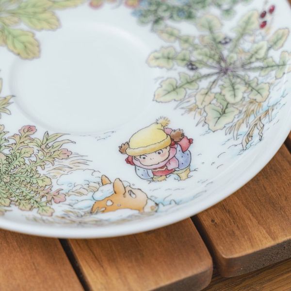 宮崎駿 日本製』Noritake 龍貓 骨瓷奶茶/咖啡杯盤組-1J 