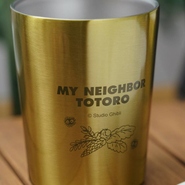 宮崎駿 龍貓 便利商店咖啡 兩用杯/不鏽鋼保溫保冷杯～240ml 