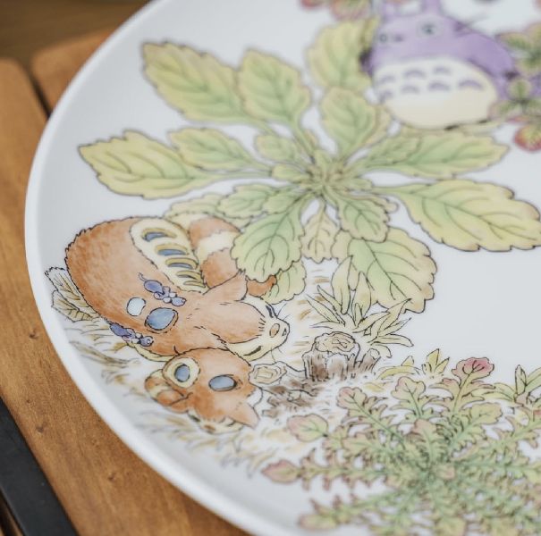 宮崎駿 日本製』Noritake 龍貓 骨瓷磁盤23cm-1J