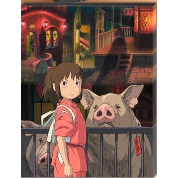宮崎駿 神隱少女 366pcs 版畫藝術拼圖-隧道之外 台南好玩.日本商品.日本正版.日本代購.日本雜貨.龍貓娃娃.宮崎駿周邊商品.魔女宅急便.神隱少女.無臉男.霍爾移動城堡.波妞.史努比.角落生物.拼圖.Peko牛奶妹.迪士尼.