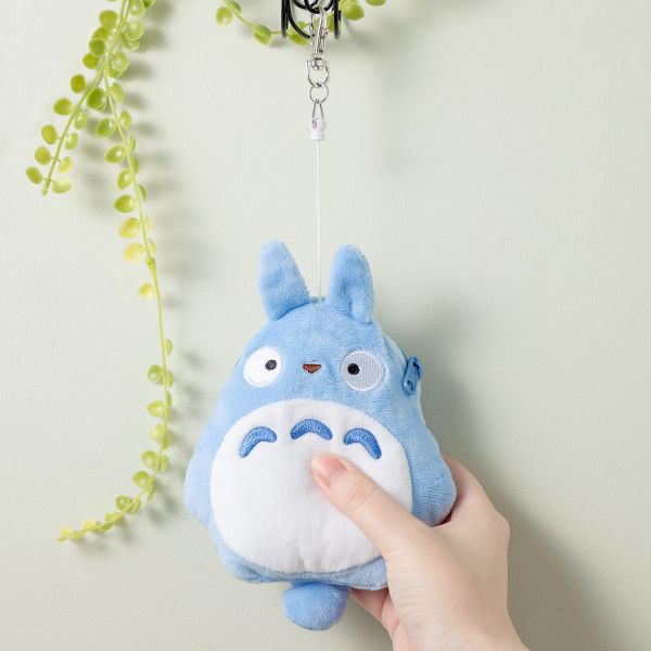 宮崎駿 龍貓 中藍龍貓伸縮票卡夾／證件套／零錢包 