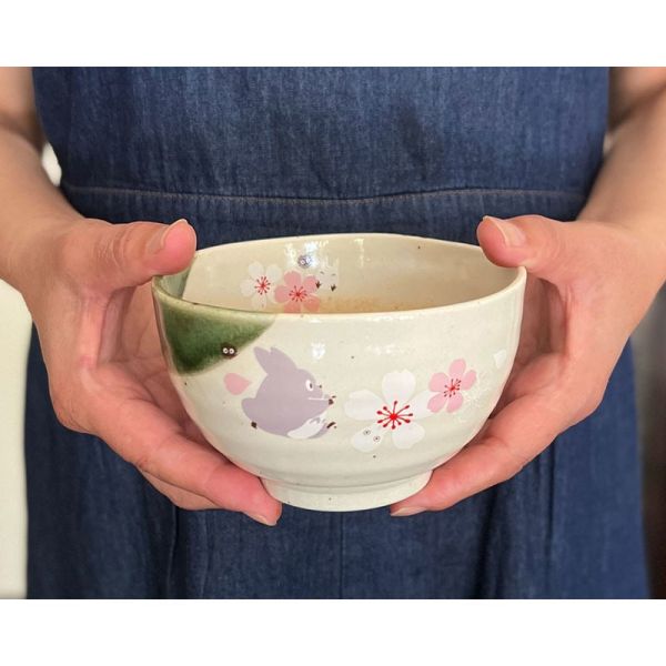 『日本製』龍貓 美濃燒小丼飯碗-和風櫻花