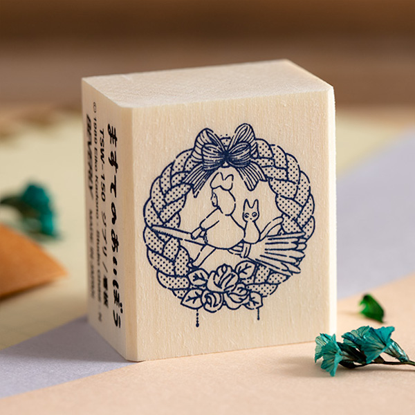 『日本製』魔女宅急便 麵包屋招牌 橡皮印章 