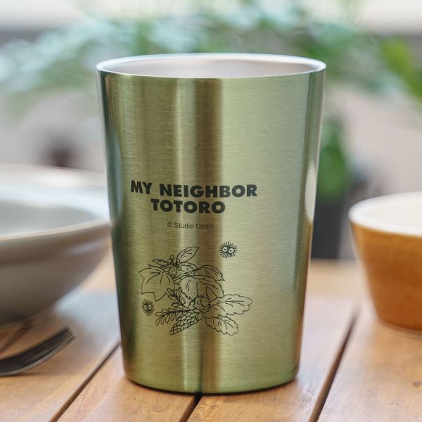 宮崎駿 龍貓 便利商店咖啡 兩用杯/不鏽鋼保溫保冷杯-400ml 