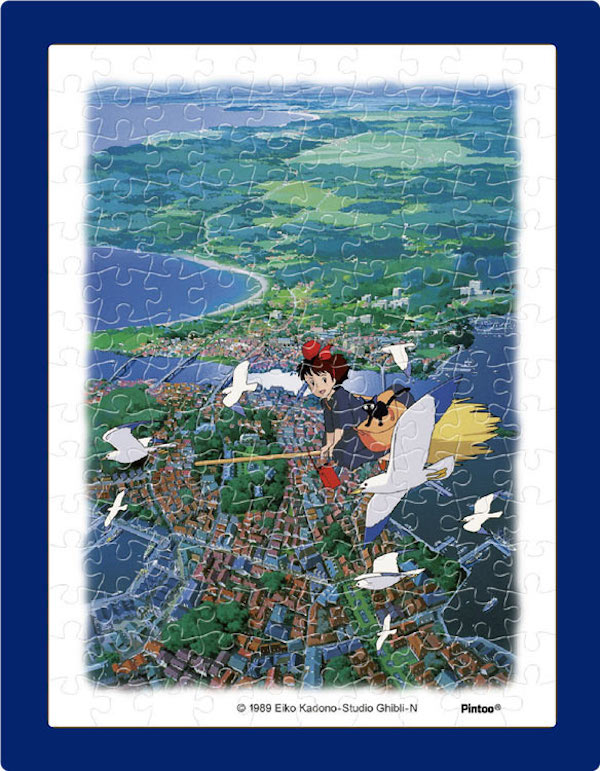 宮崎駿 魔女宅急便 150pcs迷你畫框拼圖 台南好玩.日本商品.日本正版.日本代購.日本雜貨.龍貓娃娃.宮崎駿周邊商品.魔女宅急便.神隱少女.無臉男.霍爾移動城堡.波妞.史努比.角落生物.拼圖.Peko牛奶妹.迪士尼.