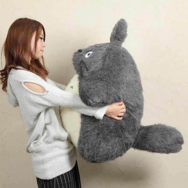 宮崎駿 龍貓 經典深灰龍貓 絨毛玩偶 特大70cm 台南好玩.日本商品.日本正版.日本代購.日本雜貨.龍貓娃娃.宮崎駿周邊商品.魔女宅急便.神隱少女.無臉男.霍爾移動城堡.波妞.史努比.角落生物.拼圖.Peko牛奶妹.迪士尼